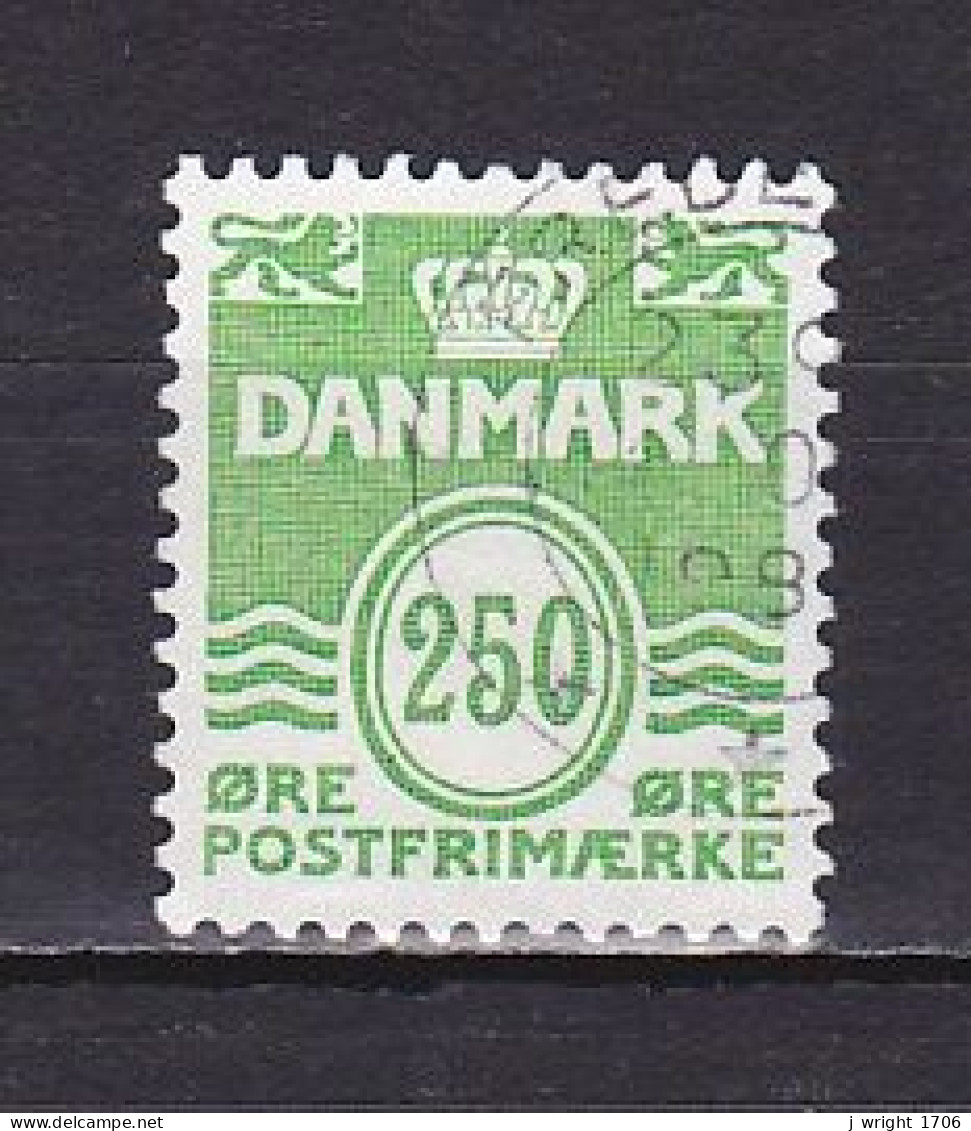 Denmark, 1985, Numeral & Wave Lines, 250ø, USED - Gebruikt