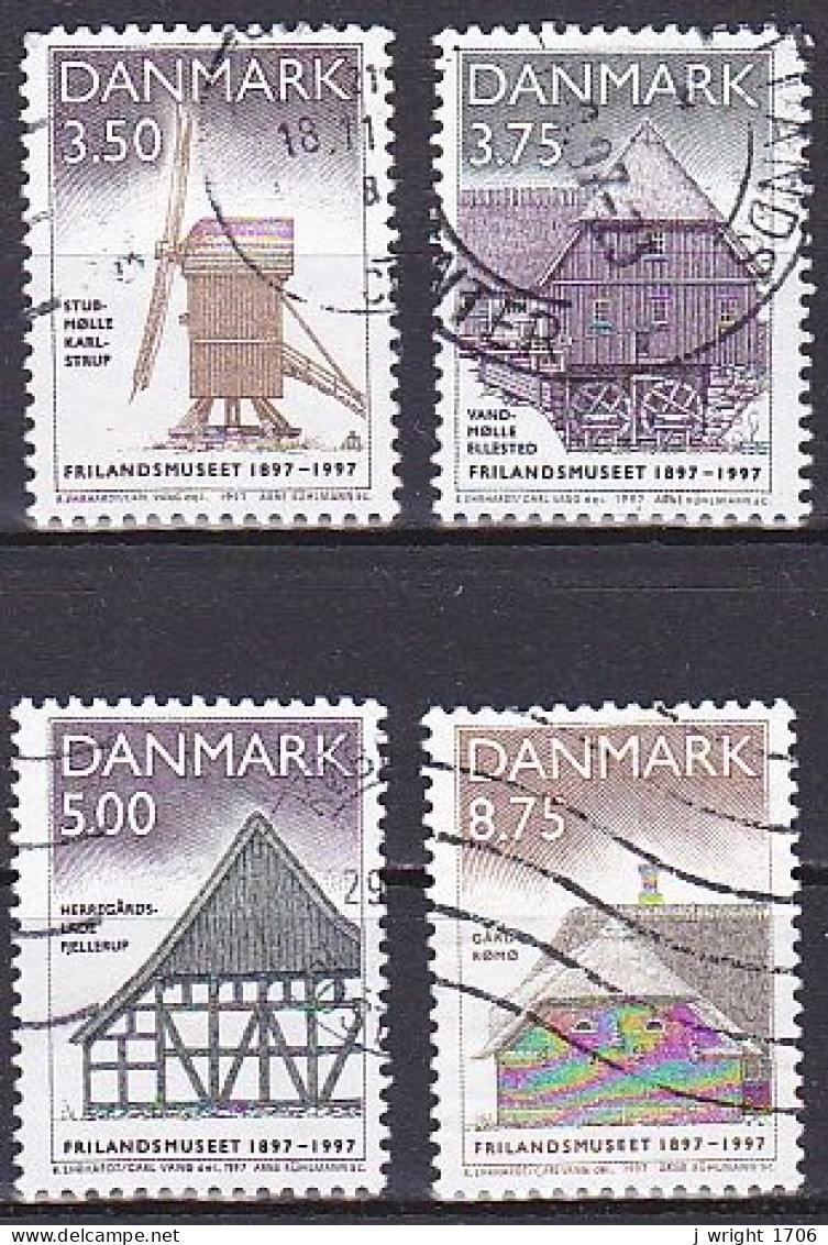 Denmark, 1997, Open Air Museums, Set, USED - Oblitérés