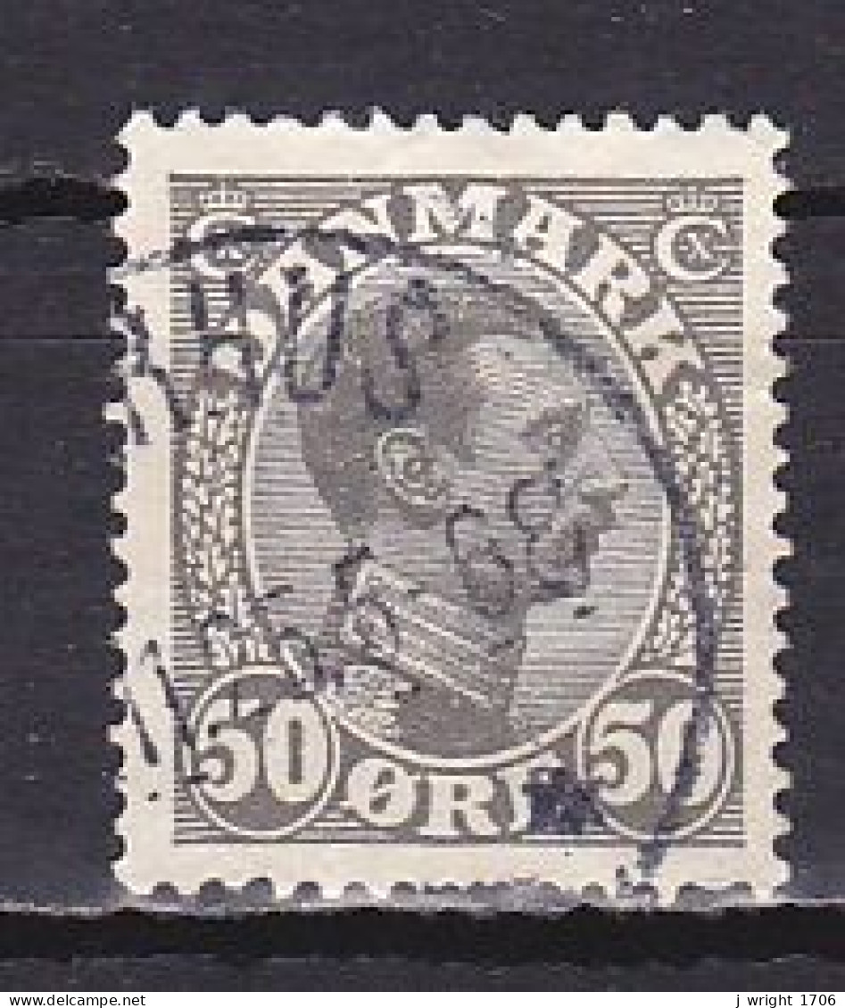 Denmark, 1921, King Christian X, 50ø, USED - Gebruikt