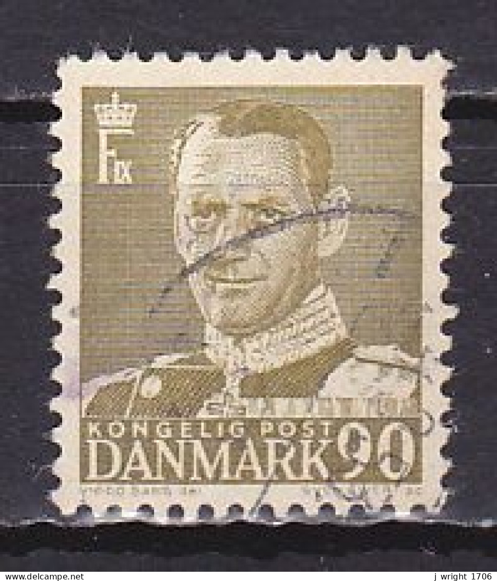 Denmark, 1953, King Frederik IX/Type III, 90ø, USED - Gebruikt