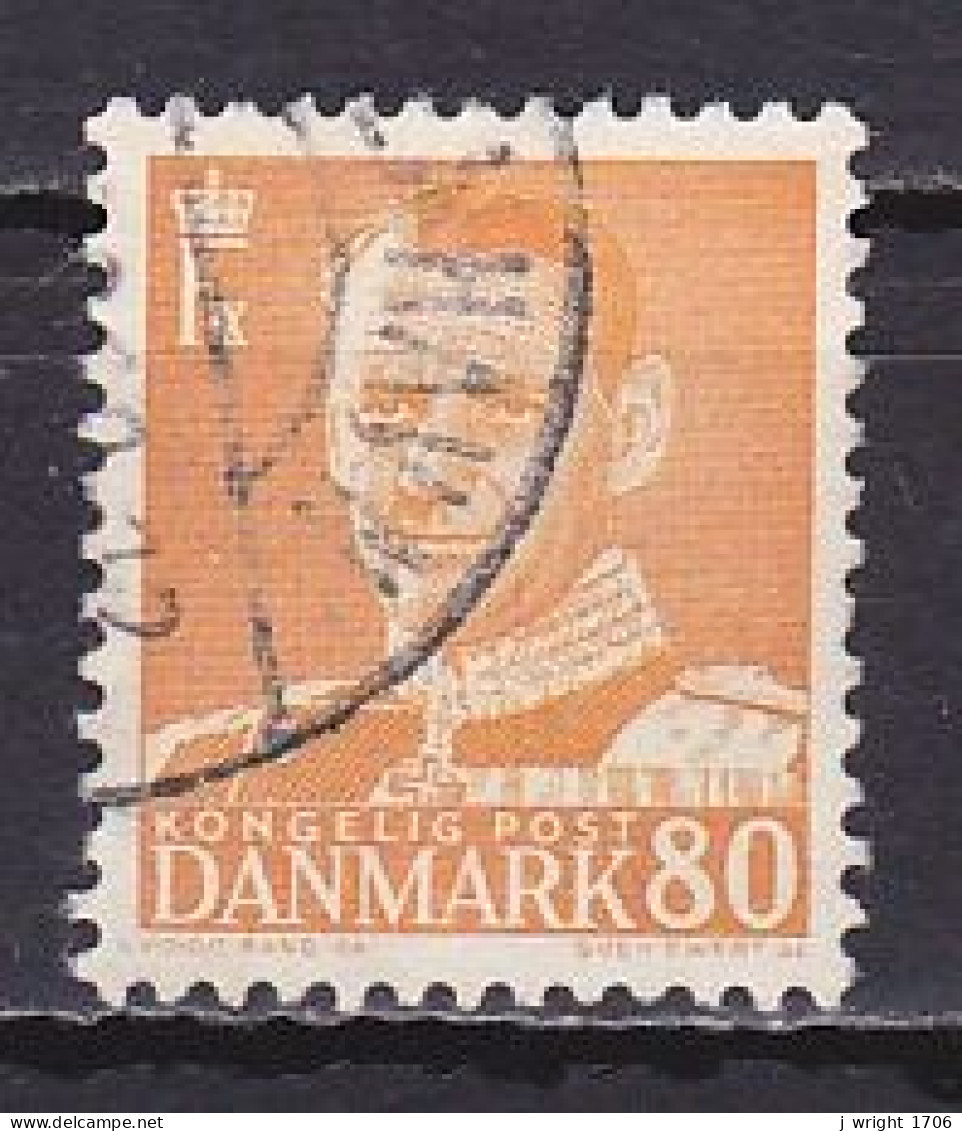 Denmark, 1953, King Frederik IX/Type III, 80ø, USED - Gebraucht