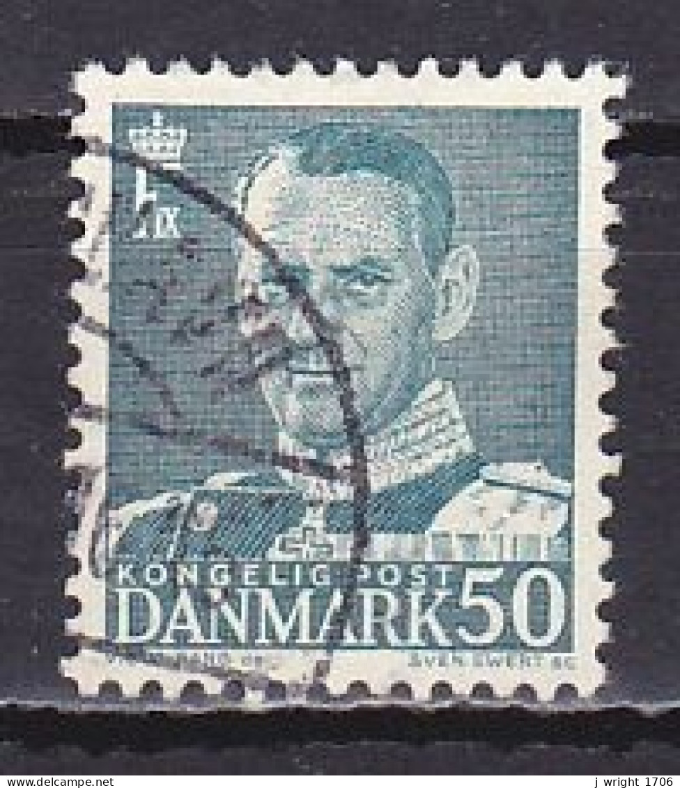 Denmark, 1953, King Frederik IX/Type III, 50ø, USED - Used Stamps