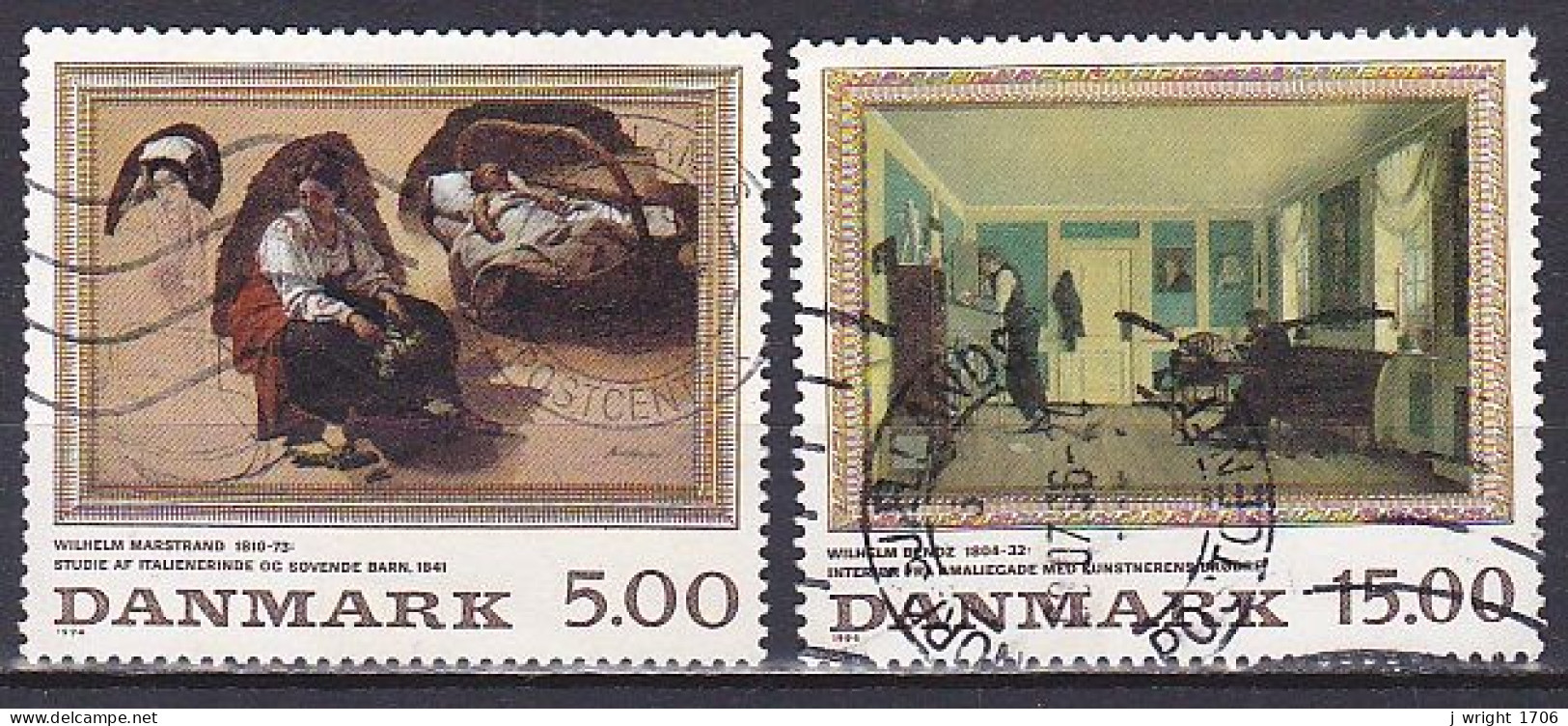 Denmark, 1994, Paintings, Set, USED - Usado