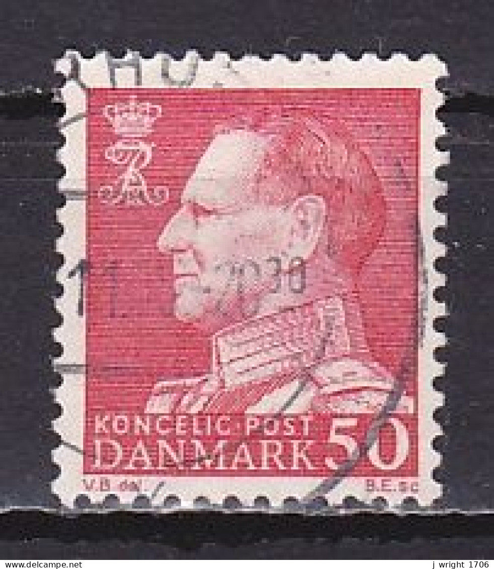 Denmark, 1965, King Frederik IX, 50ø/Fluorescent, USED - Usado