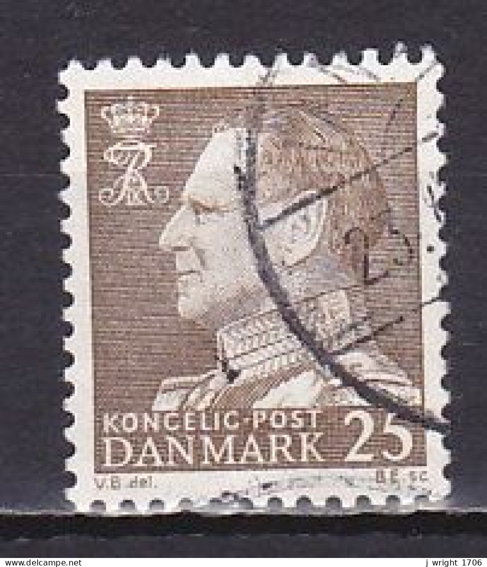 Denmark, 1963, King Frederik IX, 25ø, USED - Usati