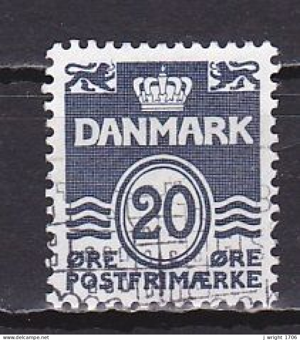 Denmark, 1974, Numeral & Wave Lines, 20ø, USED - Usati