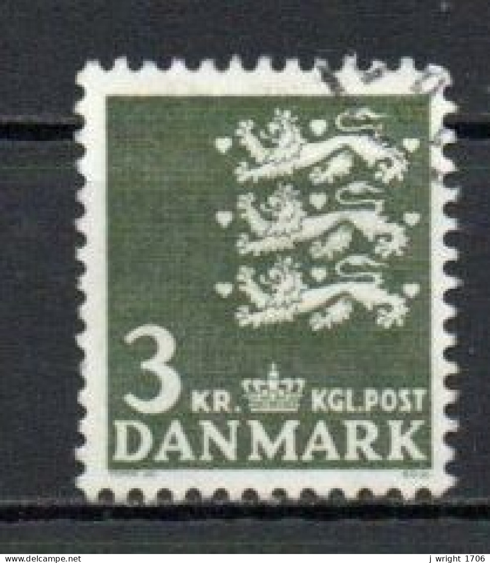 Denmark, 1969, Coat Of Arms, 3kr, USED - Usati