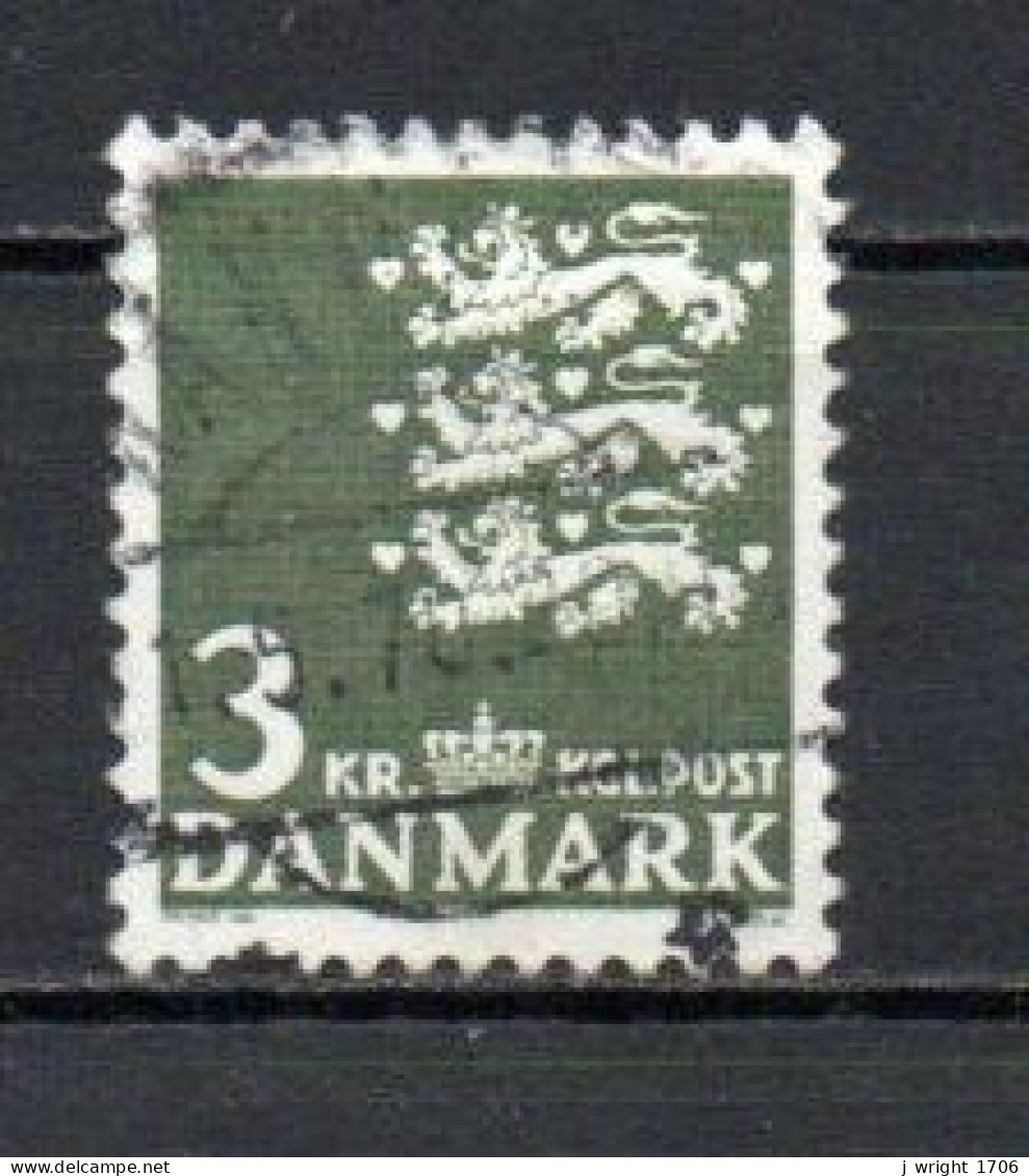 Denmark, 1969, Coat Of Arms, 3kr, USED - Oblitérés
