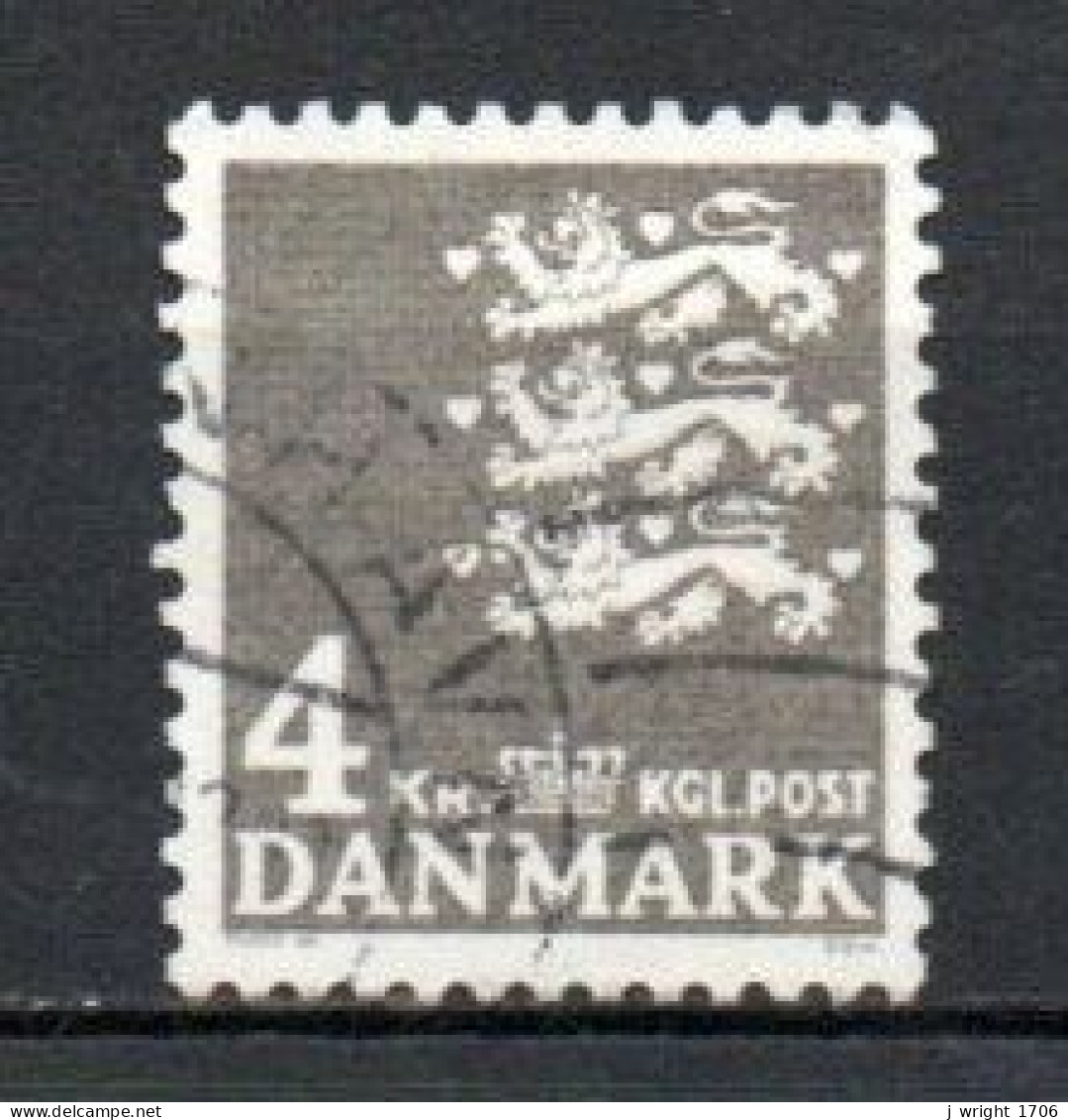 Denmark, 1969, Coat Of Arms, 4kr, USED - Usado