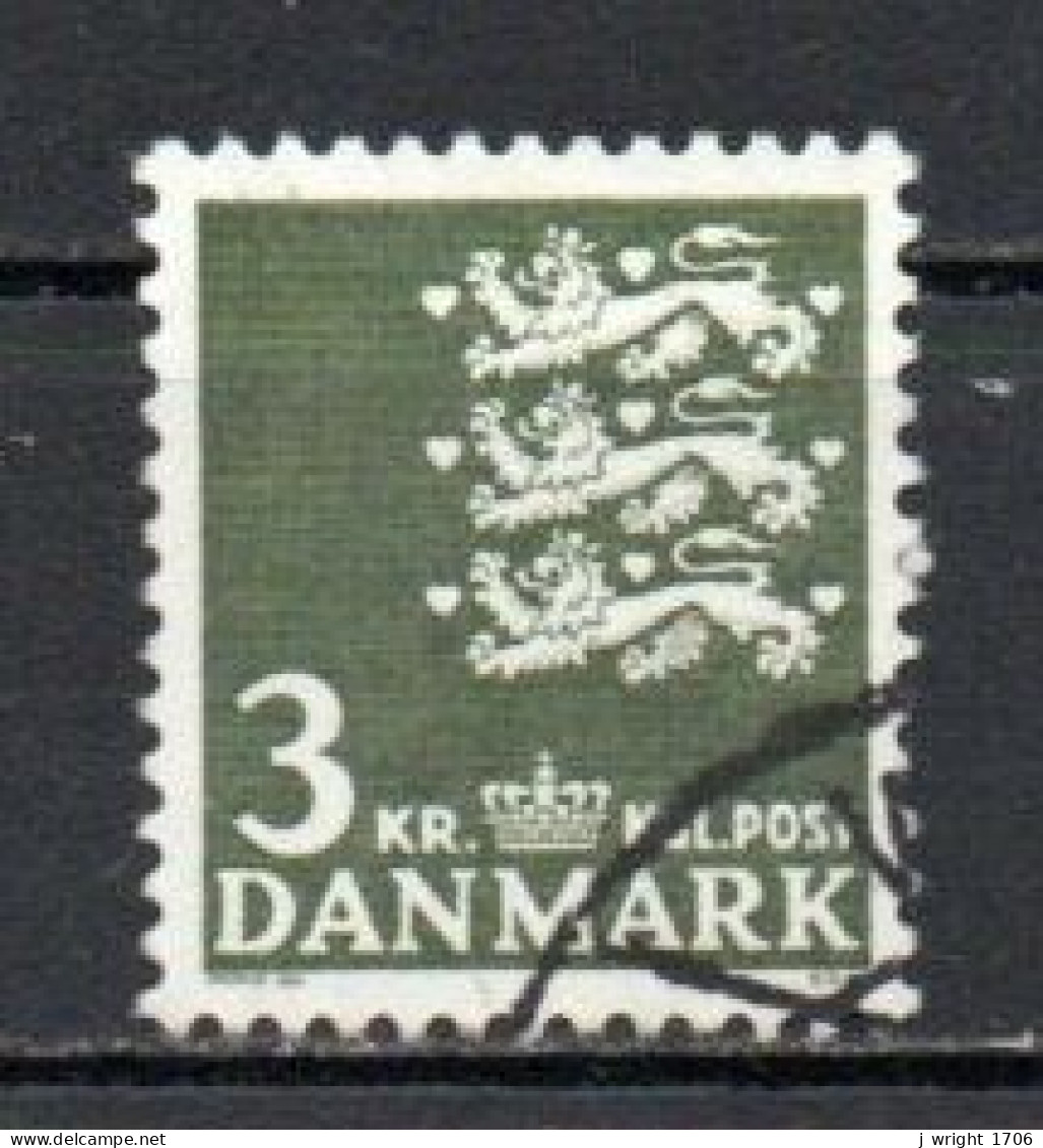 Denmark, 1969, Coat Of Arms, 3kr, USED - Usado