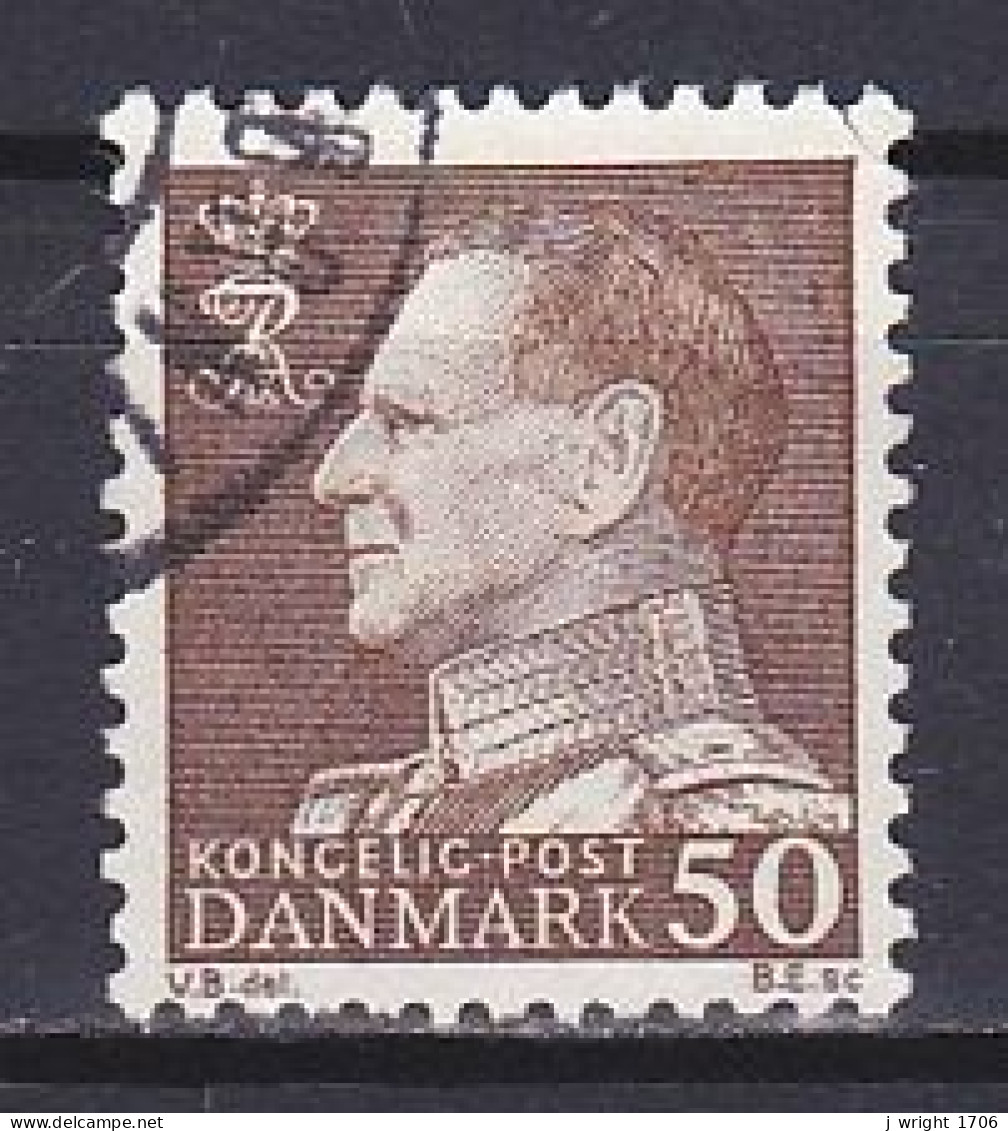 Denmark, 1967, King Frederik IX, 50ø, USED - Gebruikt