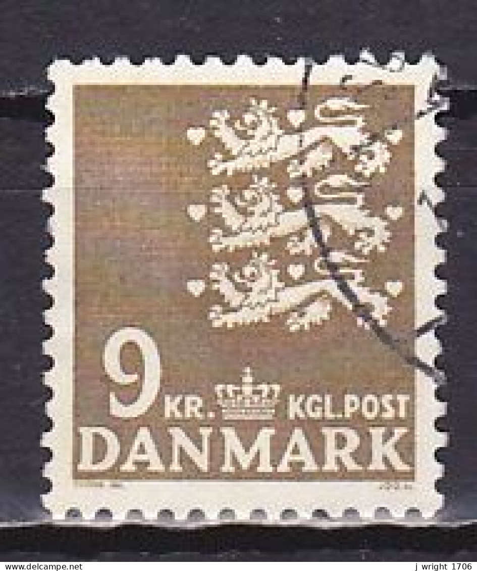 Denmark, 1977, Coat Of Arms, 9kr, USED - Used Stamps