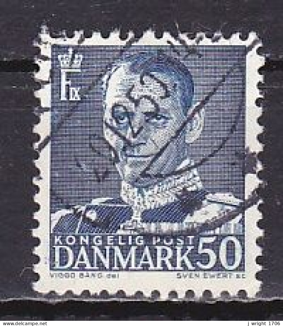 Denmark, 1950, King Frederik IX, 50ø, USED - Oblitérés