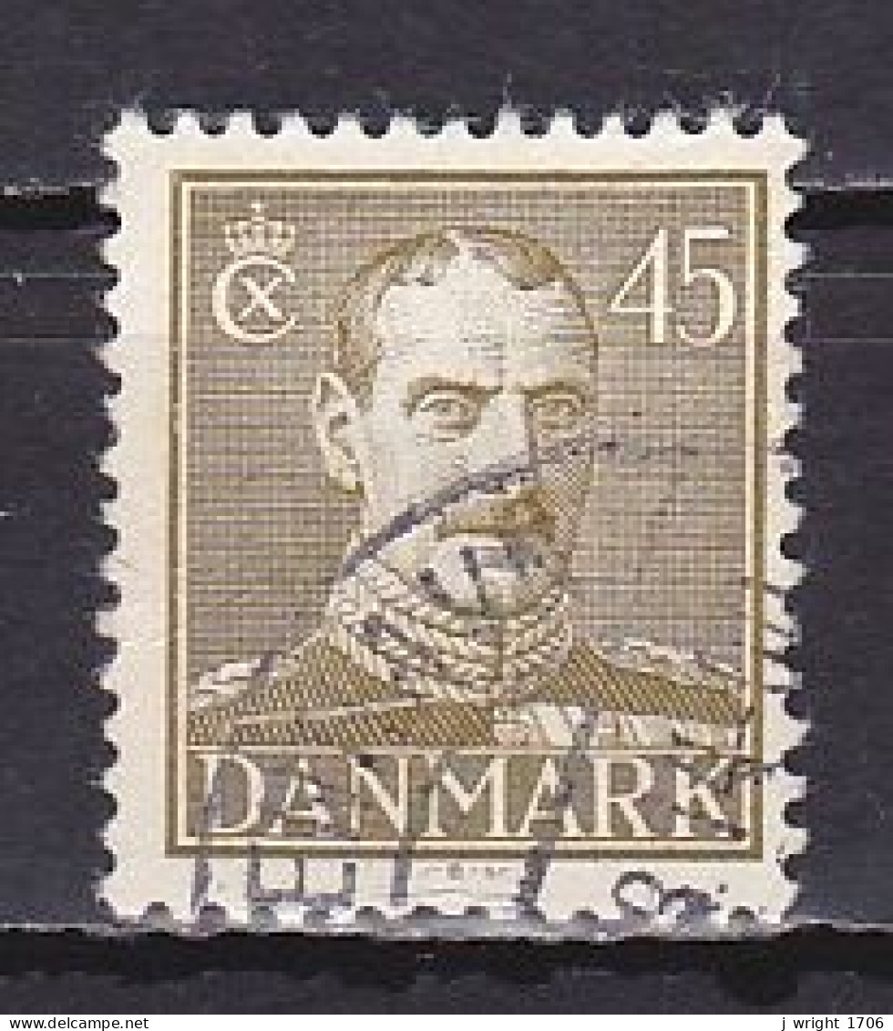 Denmark, 1946, King Christian X, 45ø, USED - Oblitérés