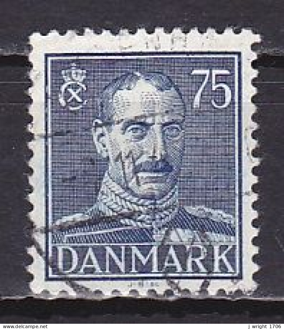 Denmark, 1946, King Christian X, 75ø, USED - Oblitérés