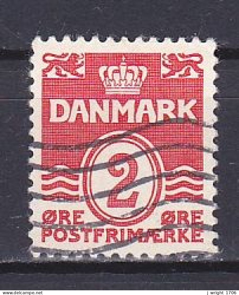 Denmark, 1933, Numeral & Wave Lines, 2ø, USED - Usati