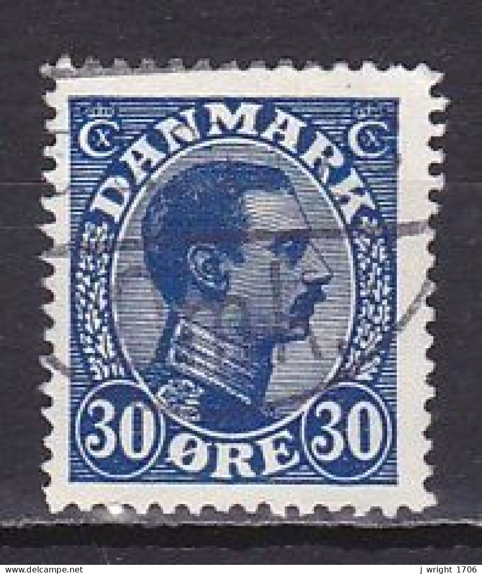 Denmark, 1925, King Christian X, 30ø, USED - Oblitérés