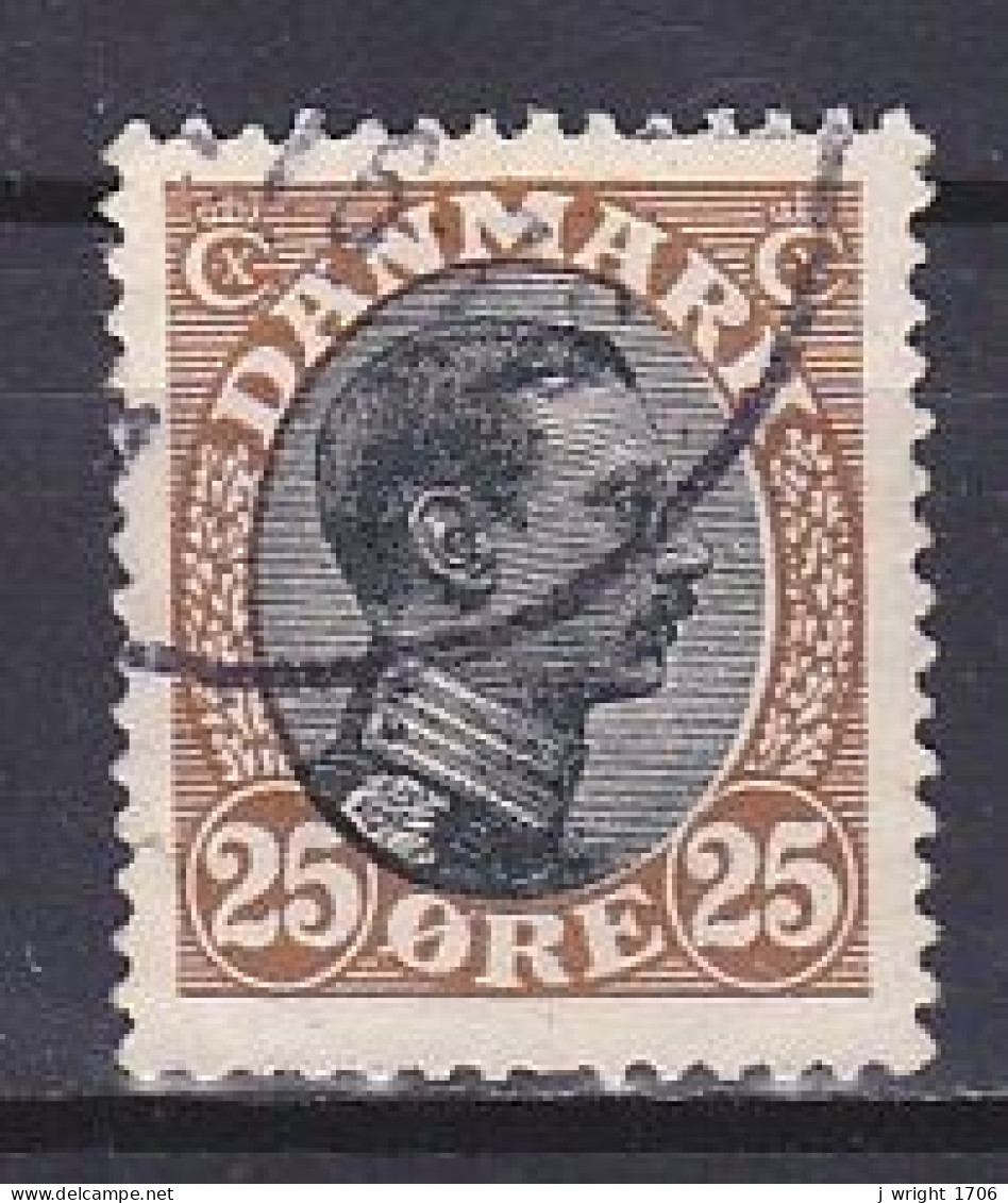 Denmark, 1920, King Christian X, 25ø, USED - Gebraucht