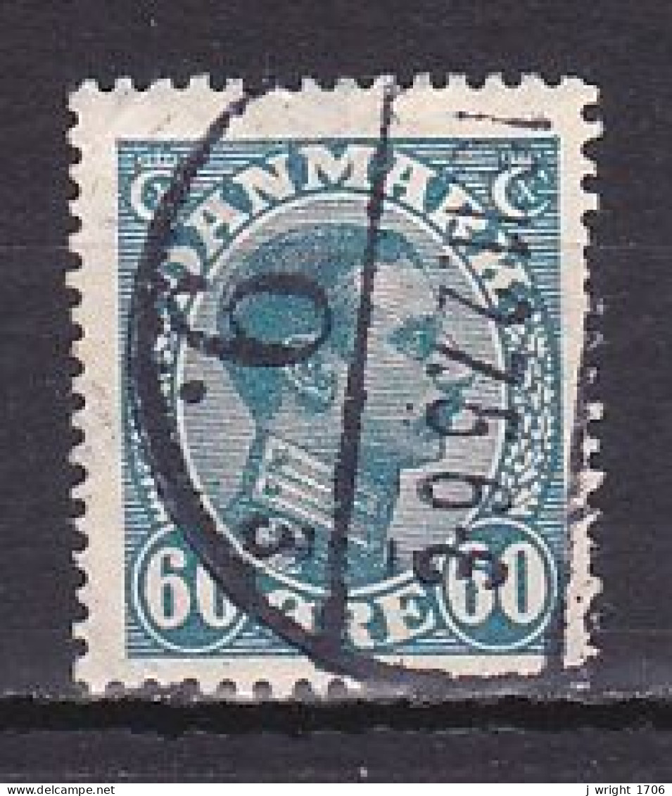 Denmark, 1921, King Christian X, 60ø, USED - Gebruikt