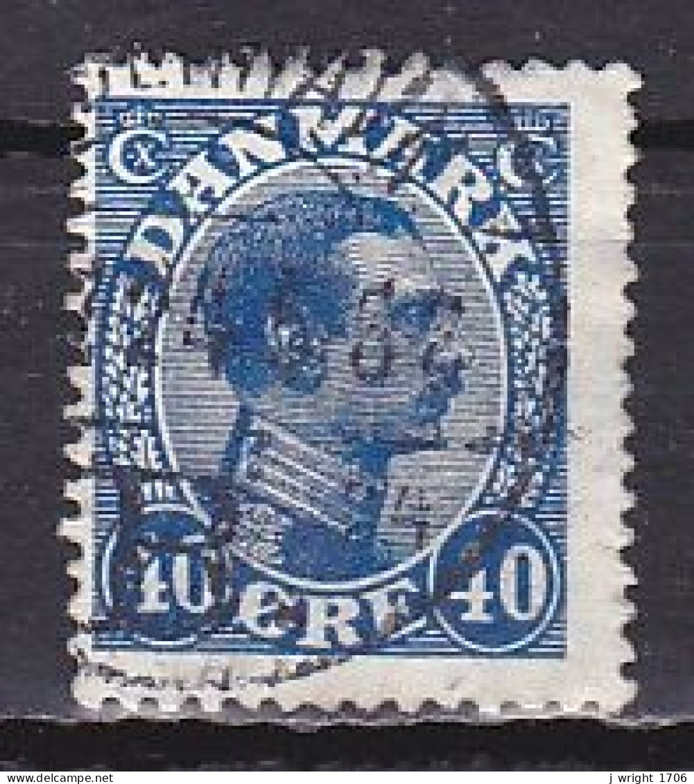 Denmark, 1922, King Christian X, 40ø, USED - Used Stamps