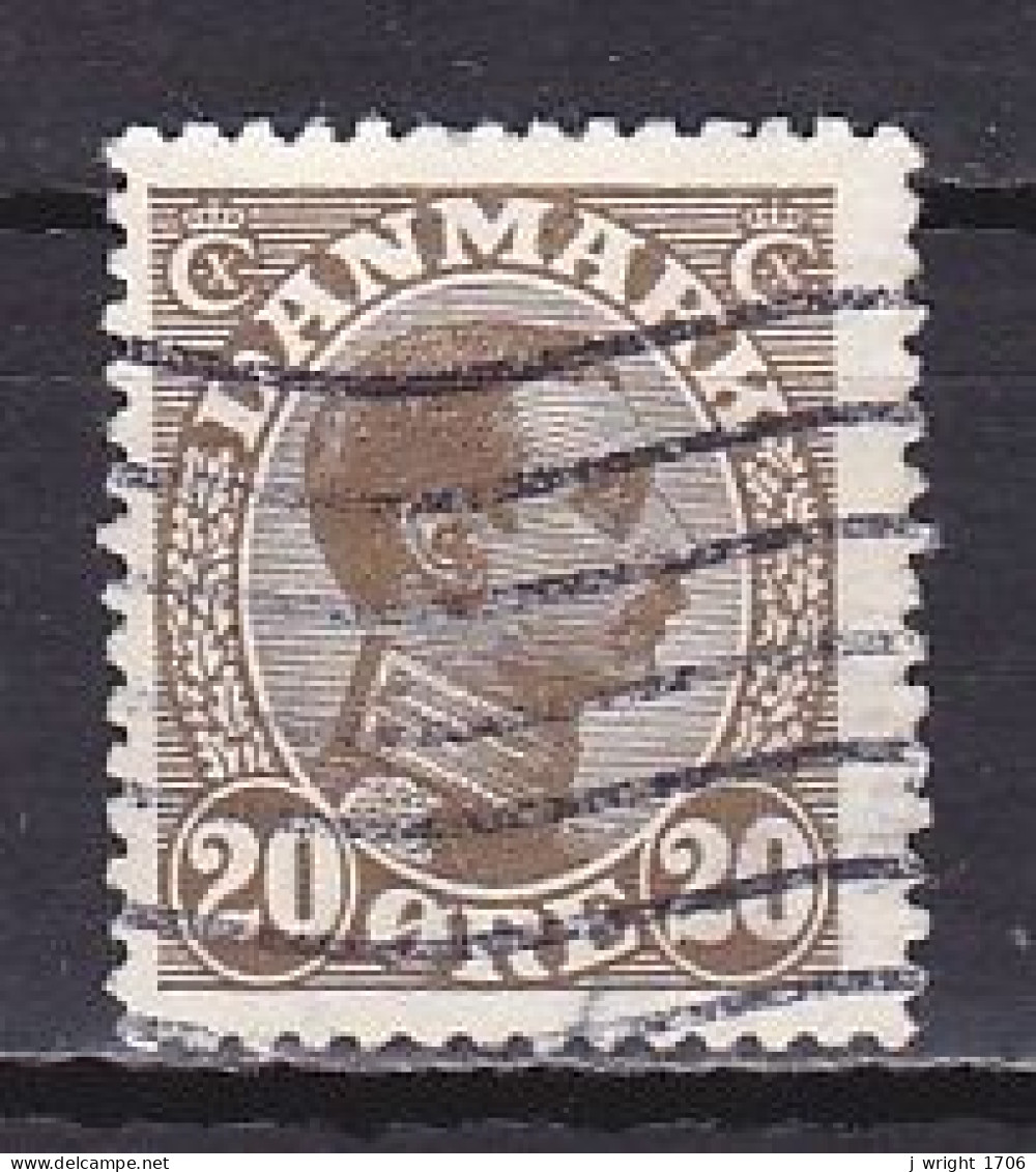 Denmark, 1921, King Christian X, 20ø, USED - Gebraucht