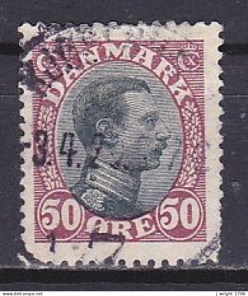 Denmark, 1919, King Christian X, 50ø, USED - Used Stamps