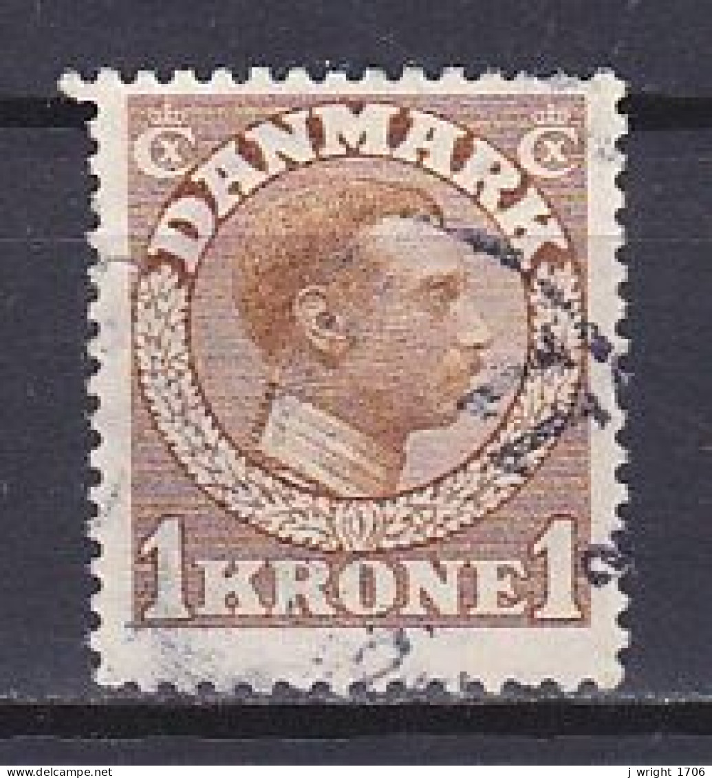 Denmark, 1913, King Christian X, 1kr, USED - Gebraucht