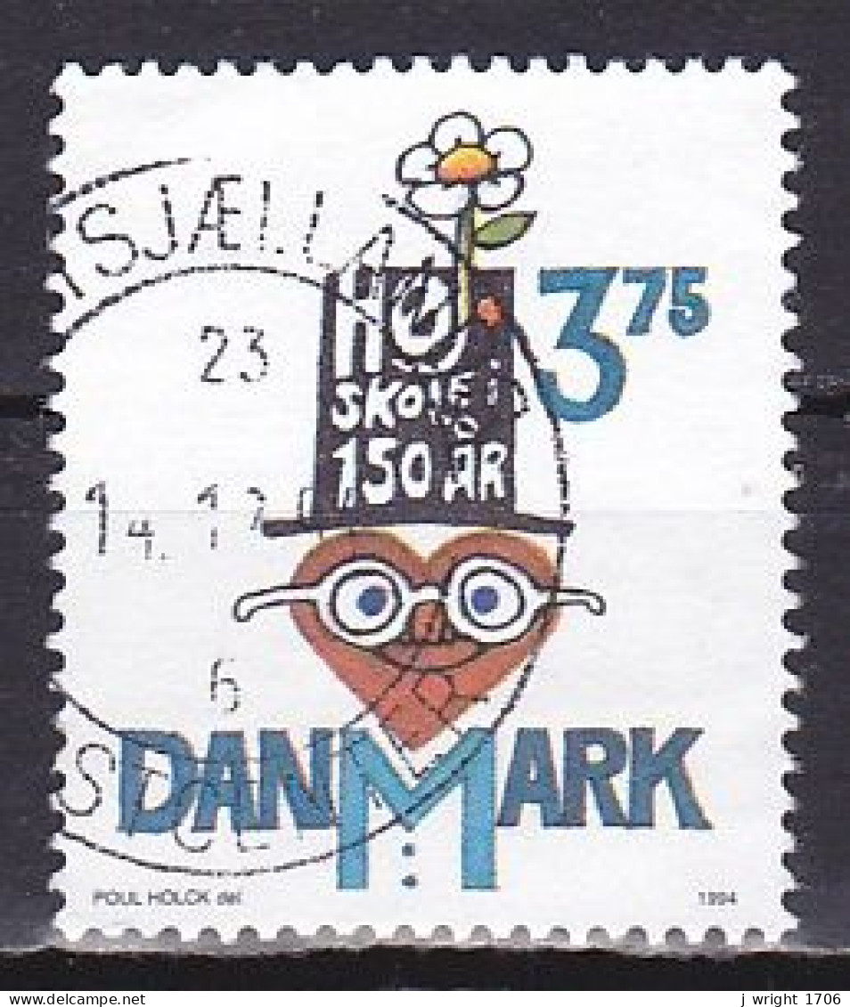 Denmark, 1994, Folk High Schools 150th Anniv, 3.75kr, USED - Oblitérés