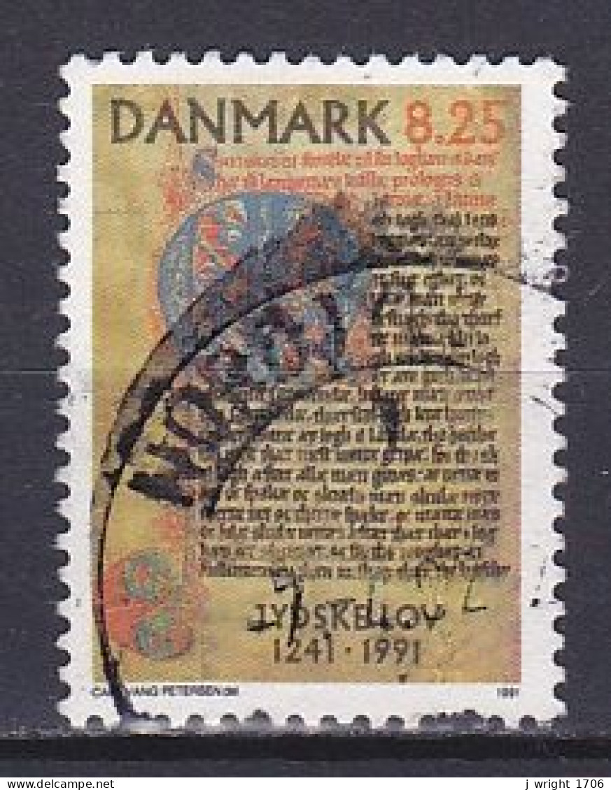 Denmark, 1991, Jutland Law 750th Anniv, 8.25kr, USED - Used Stamps