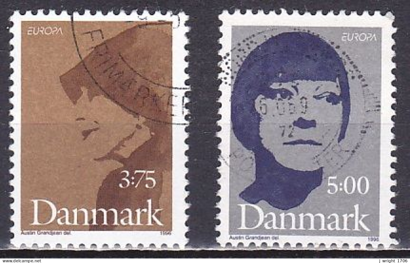 Denmark, 1996, Europa CEPT, Set, USED - Gebruikt