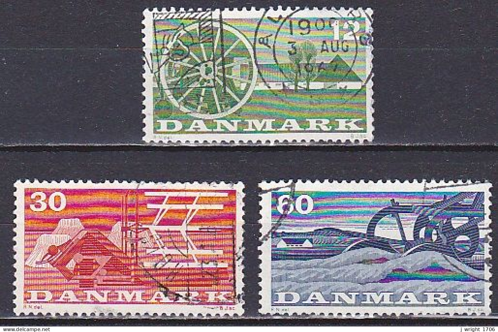 Denmark, 1960, Danish Food Fair, Set, USED - Usado