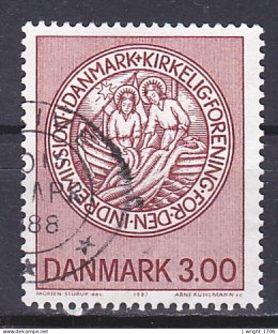 Denmark, 1987, Clerical Assoc. For Home Mission, 3.00kr, USED - Gebraucht