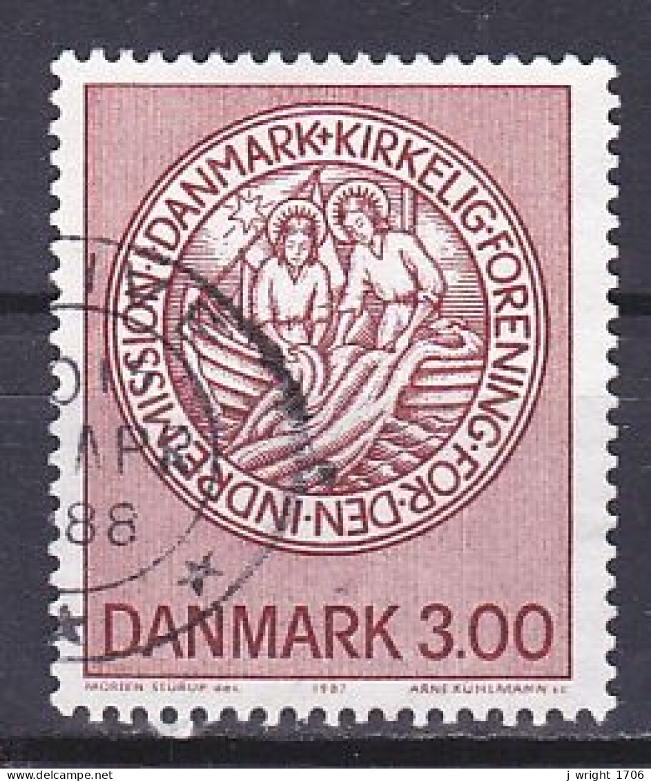 Denmark, 1987, Clerical Assoc. For Home Mission, 3.00kr, USED - Oblitérés