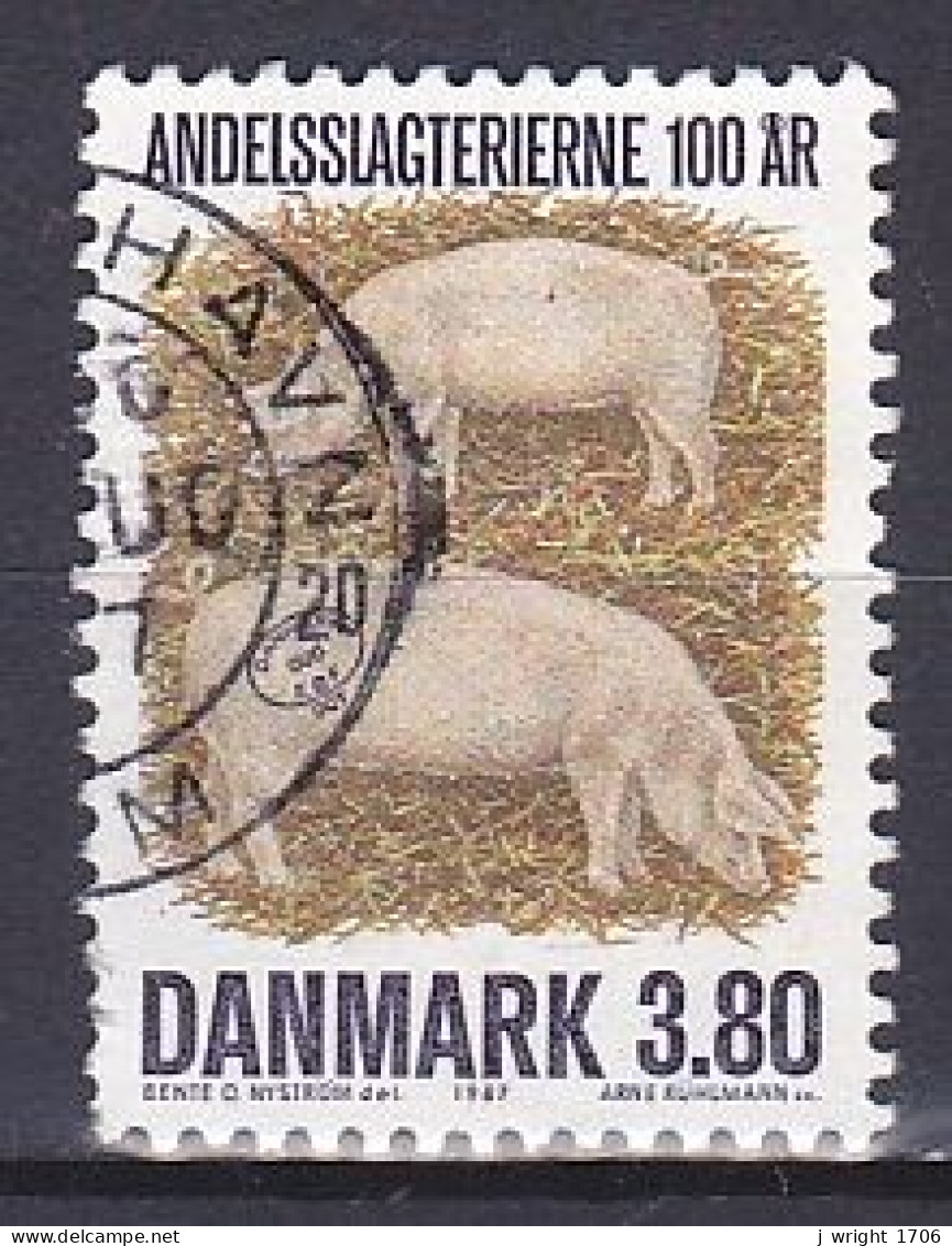 Denmark, 1987, Co-operative Bacon Factory Centenary, 3.80kr, USED - Gebraucht