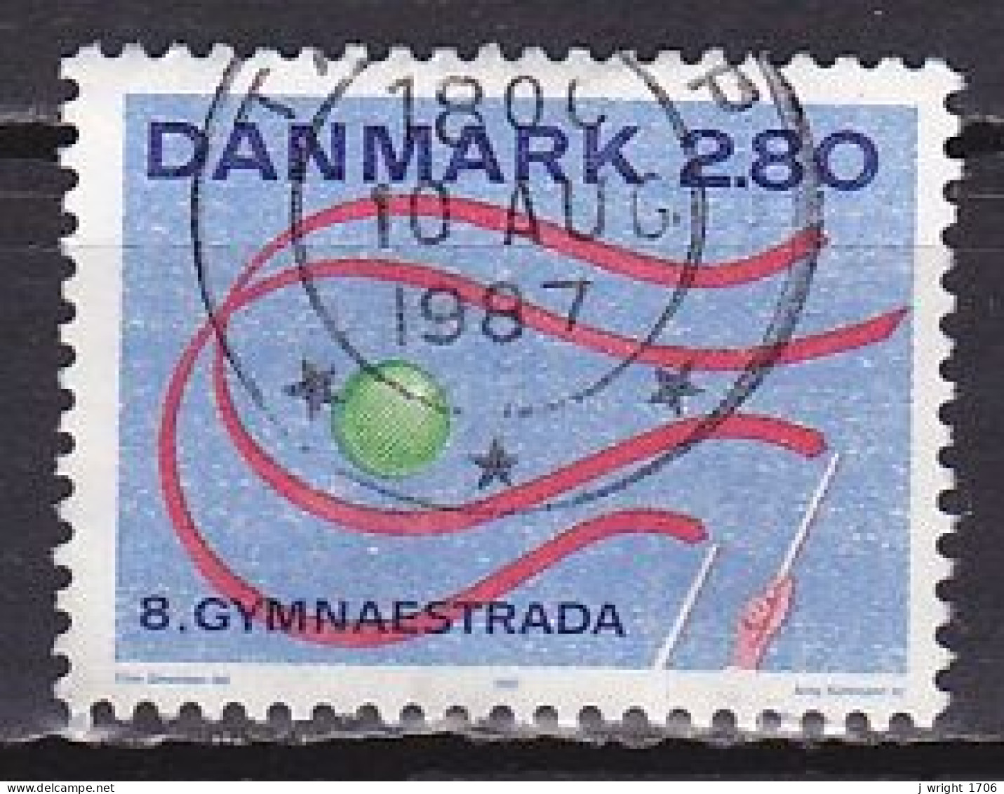 Denmark, 1987, World Gymnaestrada, 2.80kr, USED - Oblitérés