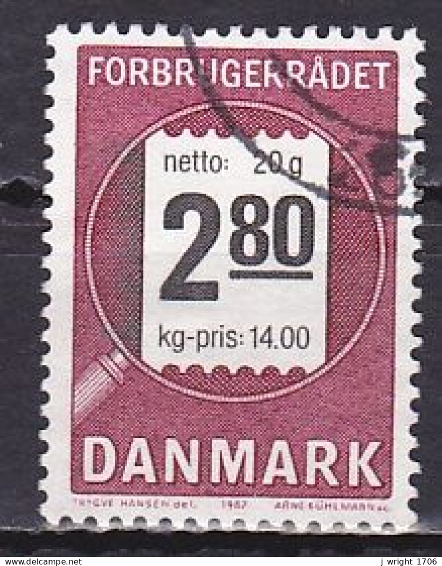 Denmark, 1987, Consumer Council 40th Anniv, 2.80kr, USED - Gebruikt