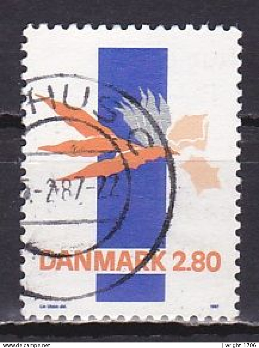 Denmark, 1987, 'Abstract' Lin Utzon, 2.80kr, USED - Used Stamps