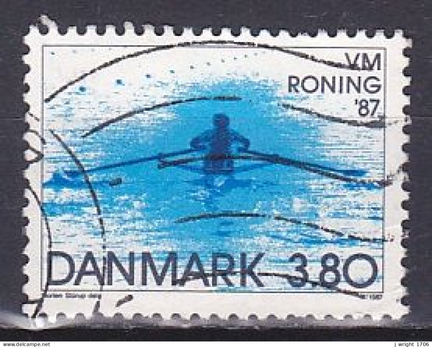 Denmark, 1987, World Rowing Championships, 3.80kr, USED - Used Stamps
