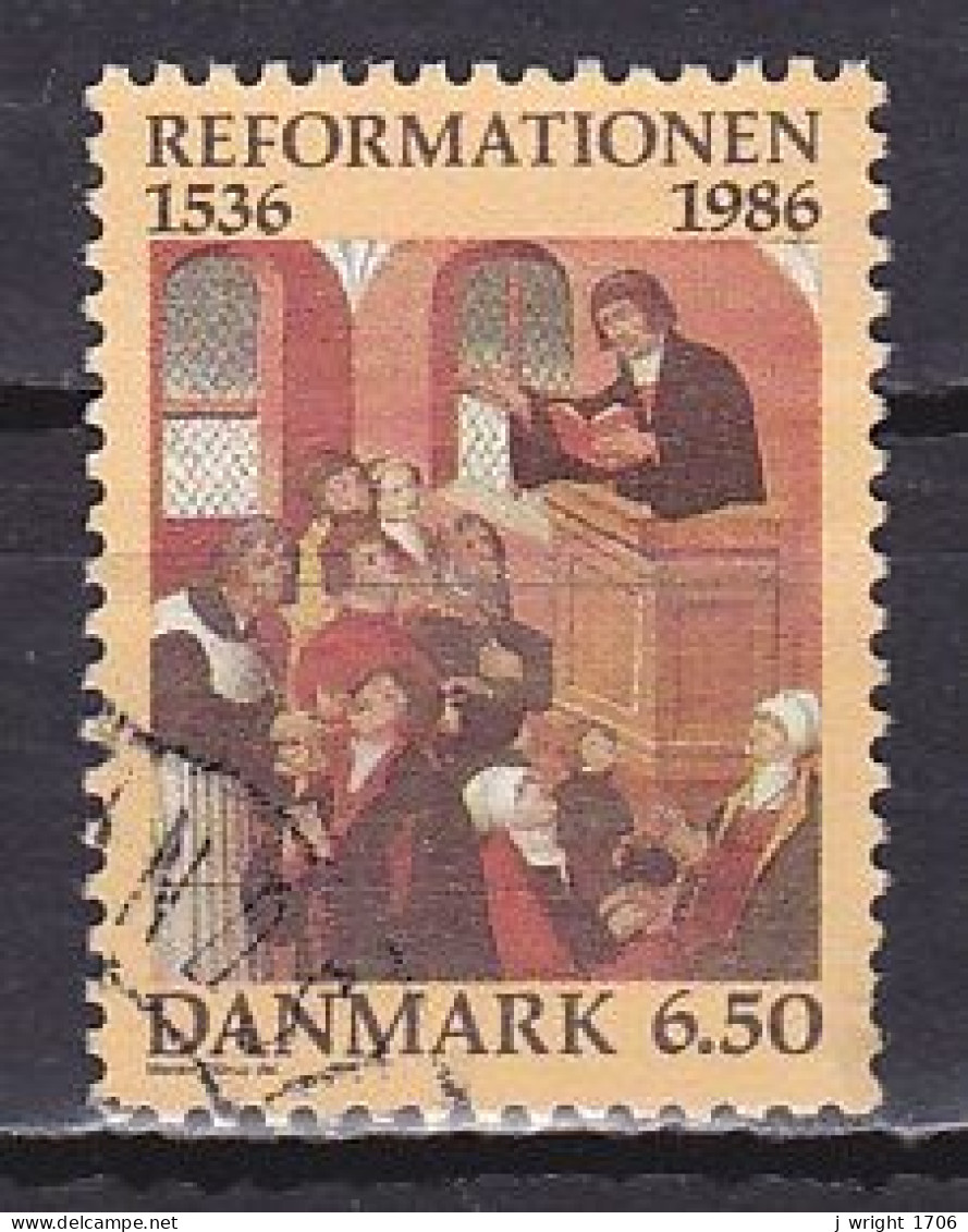 Denmark, 1986, Reformation 450th Anniv, 6.50kr, USED - Used Stamps