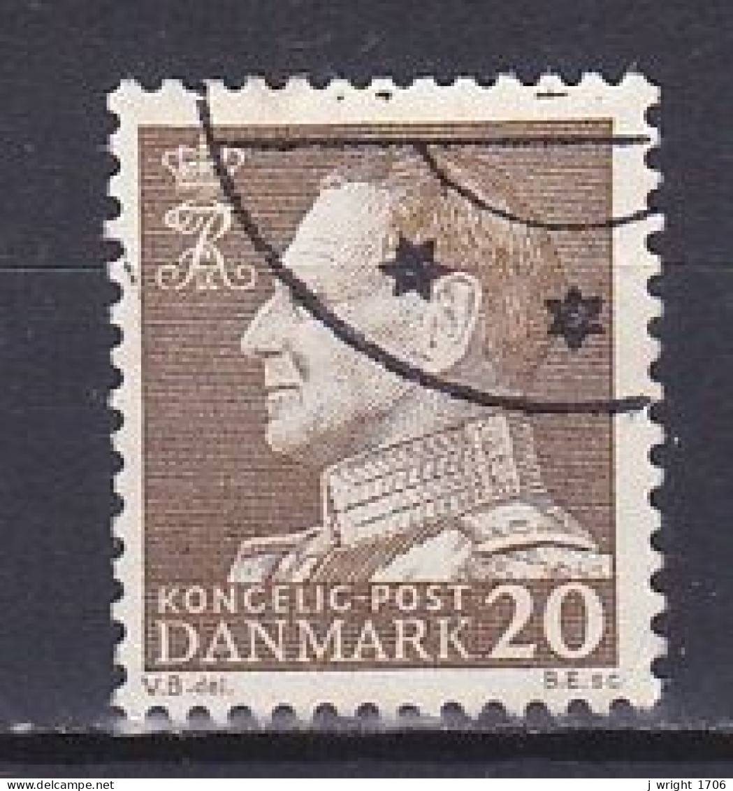 Denmark, 1961, King Frederik IX, 20ø, USED - Oblitérés