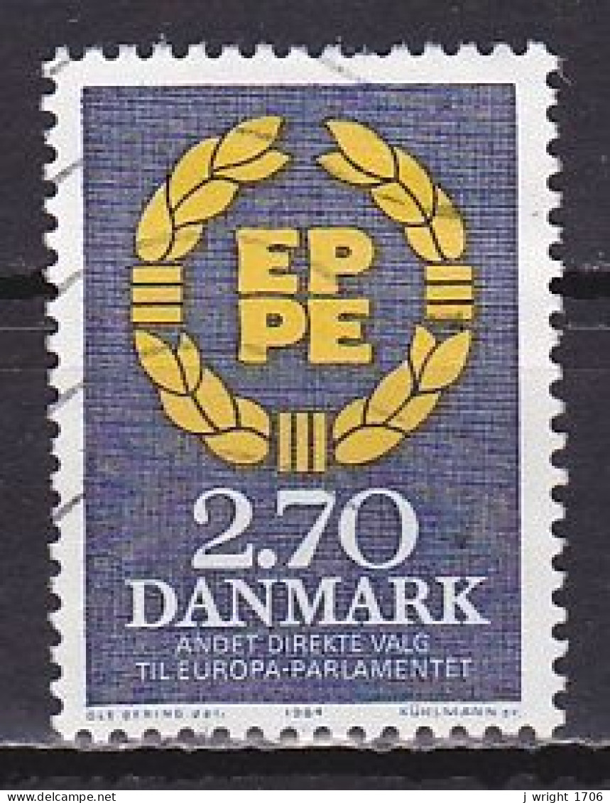 Denmark, 1984, European Parliamentary Elections, 2.70kr, USED - Used Stamps