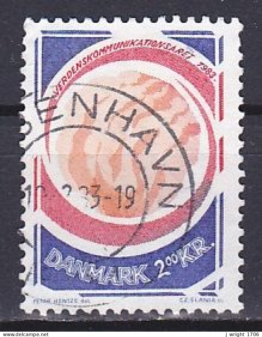 Denmark, 1983, World Communications Year, 2.00kr, USED - Gebruikt