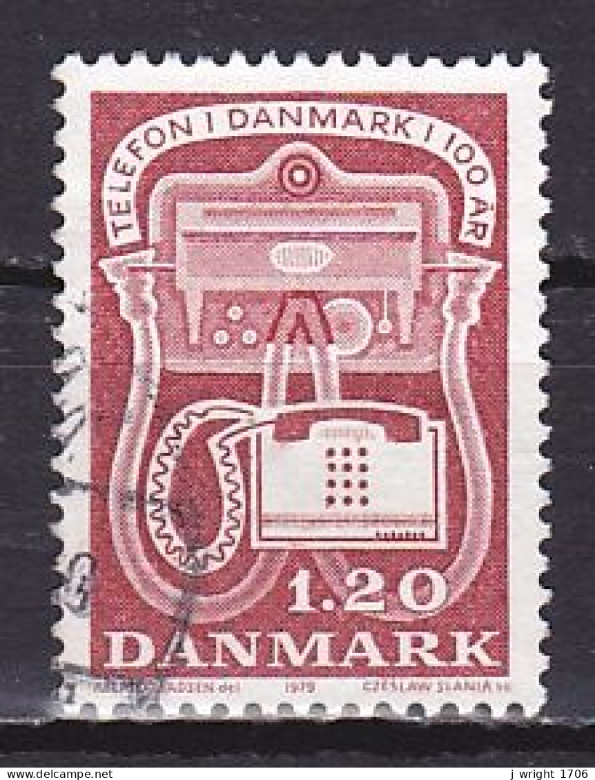 Denmark, 1979, Danish Telephone System Centenary, 1.20kr, USED - Used Stamps