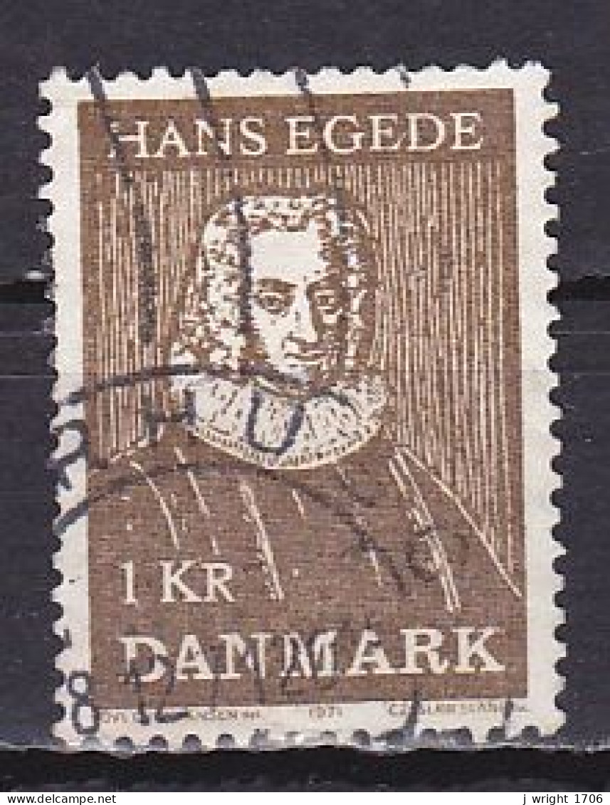 Denmark, 1971, Hans Egede's Arrival To Greenland 250th Anniv, 1kr, USED - Used Stamps