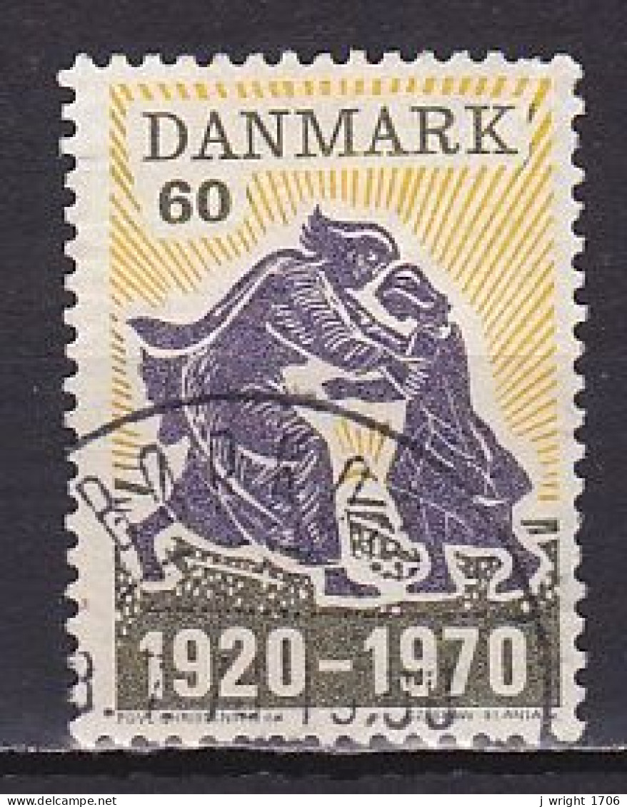 Denmark, 1970, North Schleswig's Reunion With Denmark 50th Anniv, 60ø, USED - Gebruikt