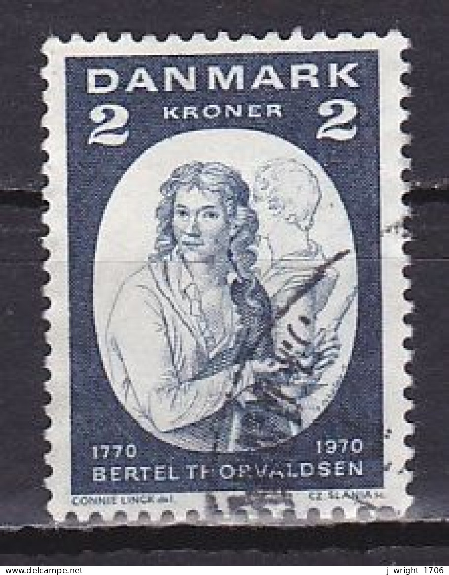 Denmark, 1970, Bertel Thorvaldsen, 2kr, USED - Oblitérés