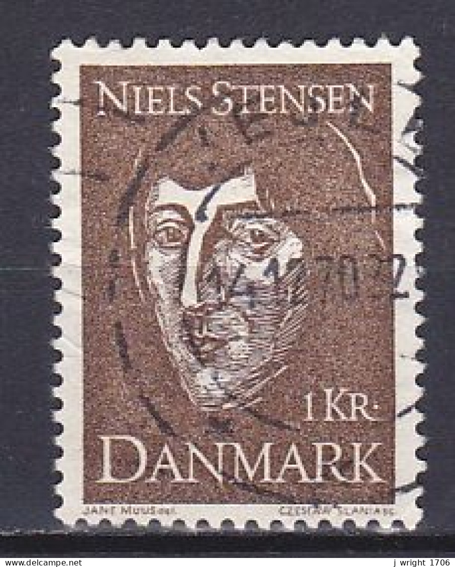 Denmark, 1969, N. Stensen's 'On Solid Bodies' 300th Anniv, 1kr, USED - Used Stamps