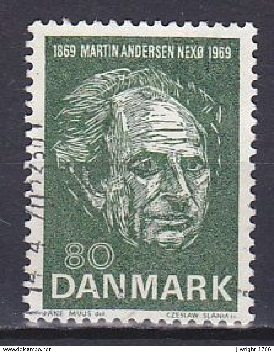 Denmark, 1969, Martin Andersen Nexø, 80ø, USED - Gebruikt