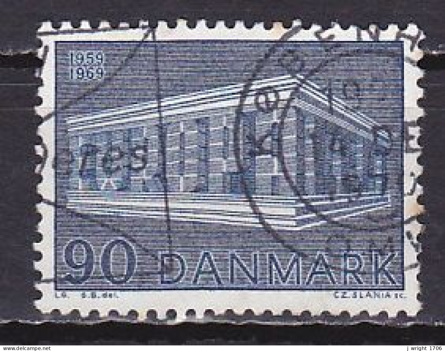 Denmark, 1969, Europa CEPT, 90ø, USED - Gebruikt