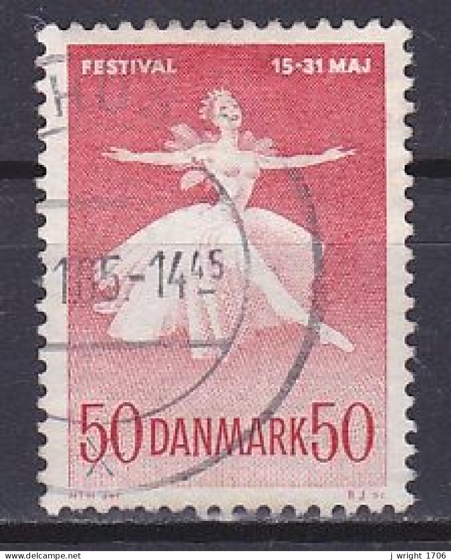 Denmark, 1965, Ballet & Musical Festival, 50ø/Fluorescent, USED - Usado